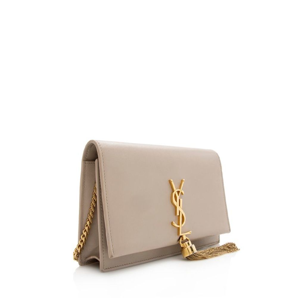 Saint Laurent Leather Classic Kate Tassel Chain Wallet - Picture 2 of 15